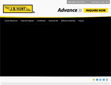 Tablet Screenshot of jbhunt.corporatelearning.com